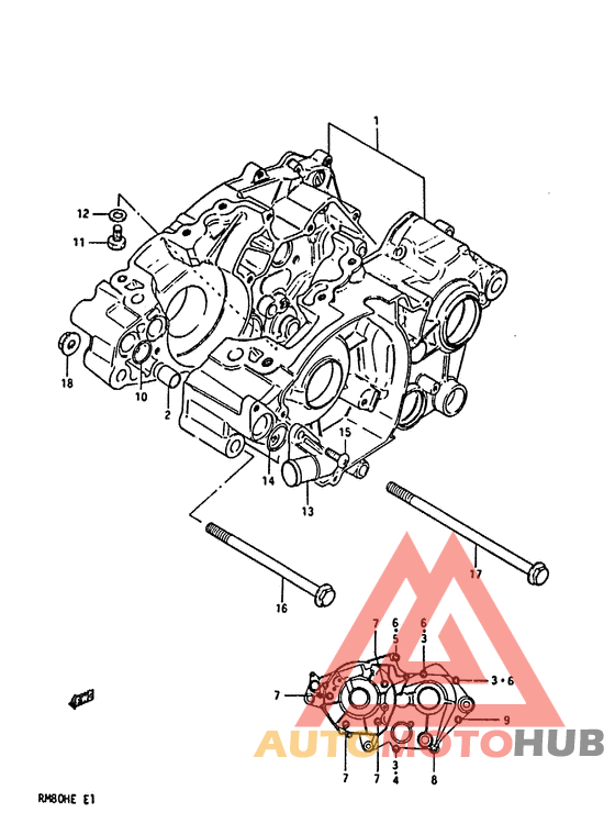 Картер двигателя