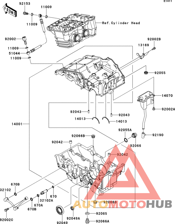 Картер двигателя