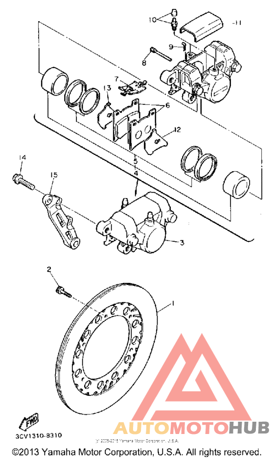 Задний суппорт