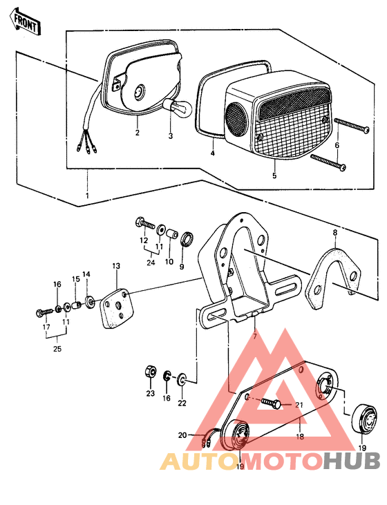 Taillight unit ass`y
