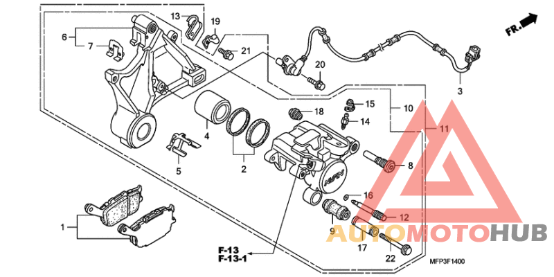 Задний суппорт