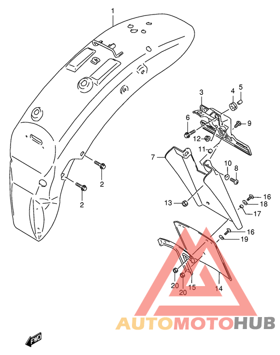 Заднее крыло
