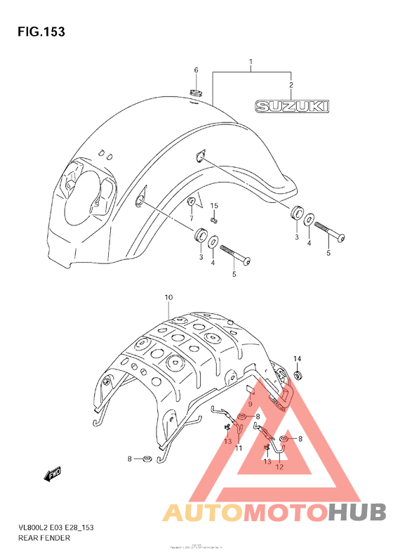 Rear Fender (Vl800  E03)