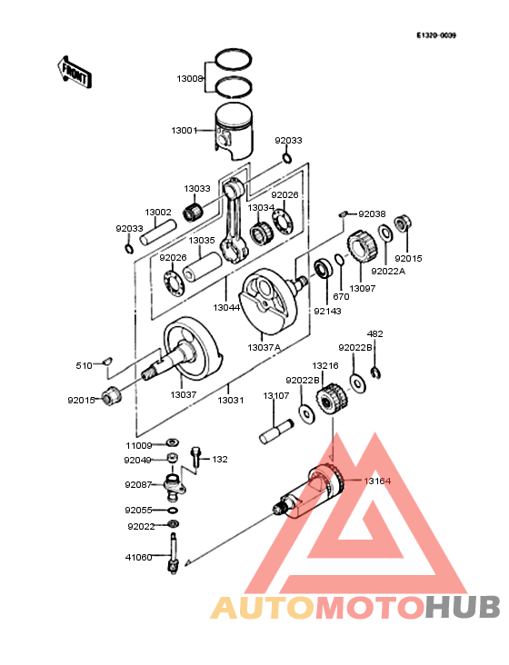 Crankshaft/piston