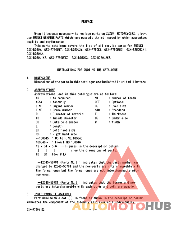 Catalog preface