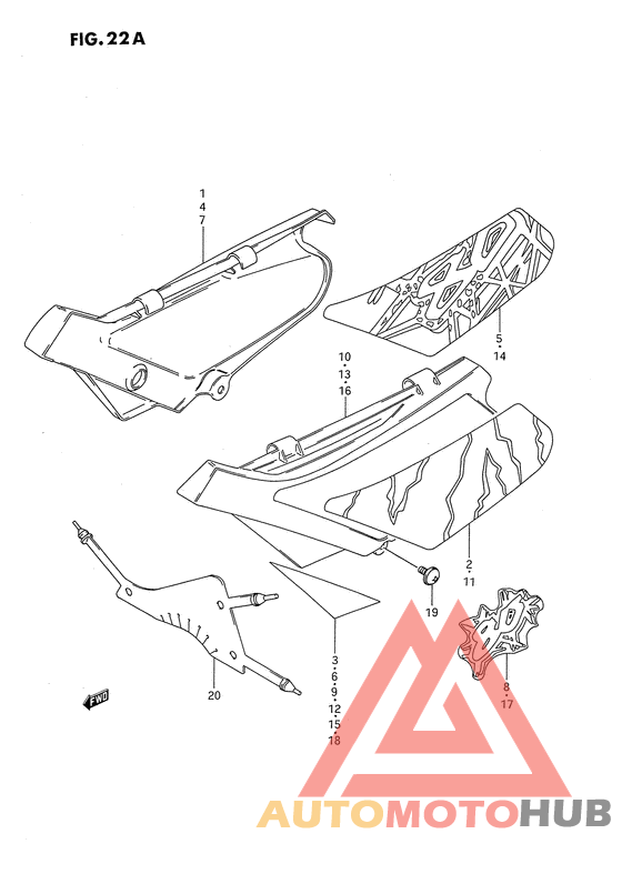 Обтекатель задний