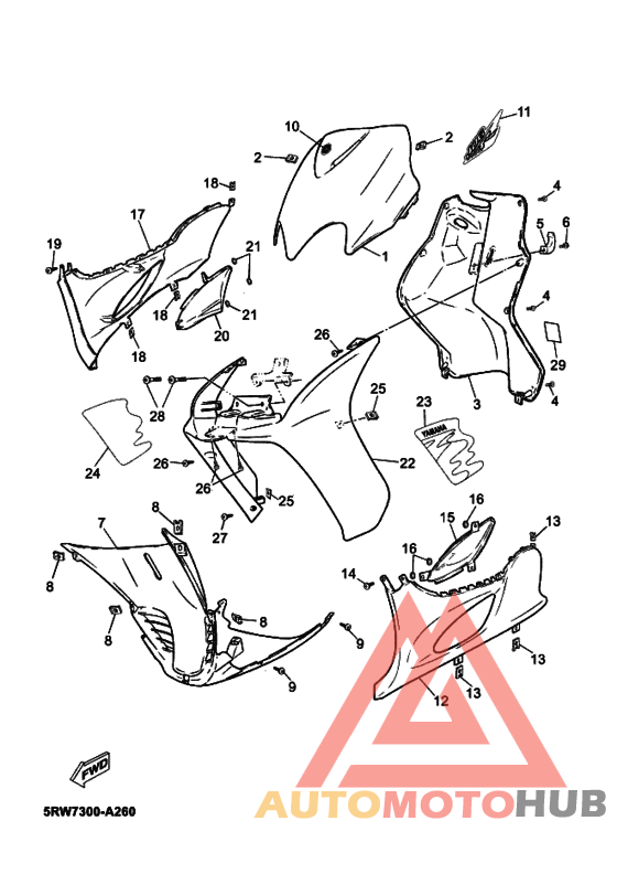 Щиток облицовочный