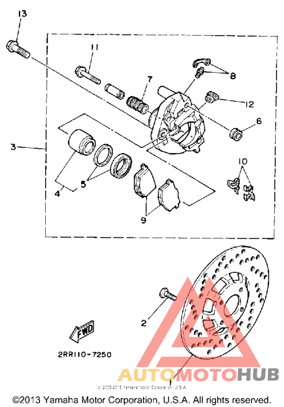 Передний суппорт