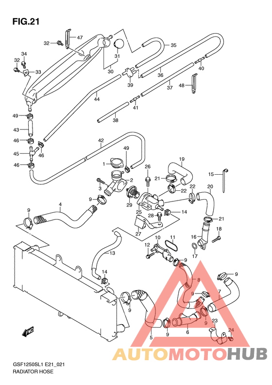 Радиатор hose