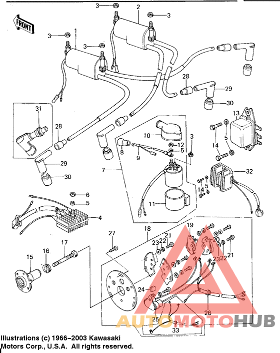 Ignition/regulator/rectifier