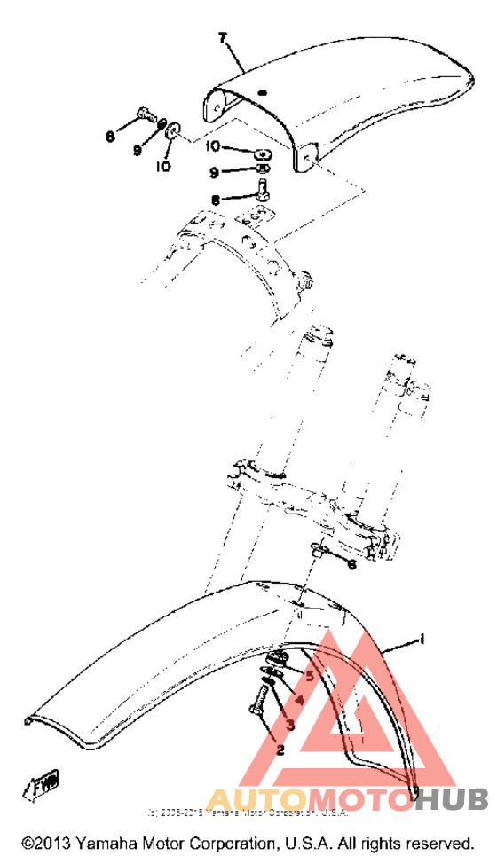 Front fender - rear fender