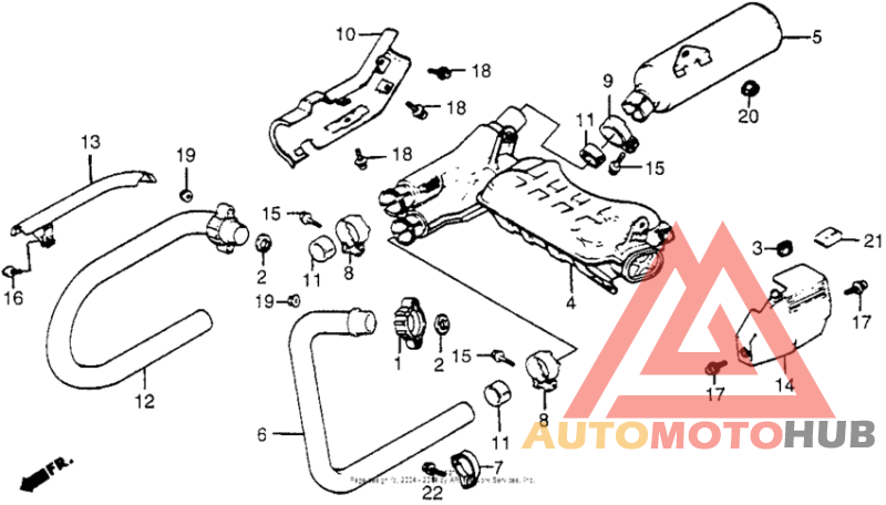 Vt50oft muffler