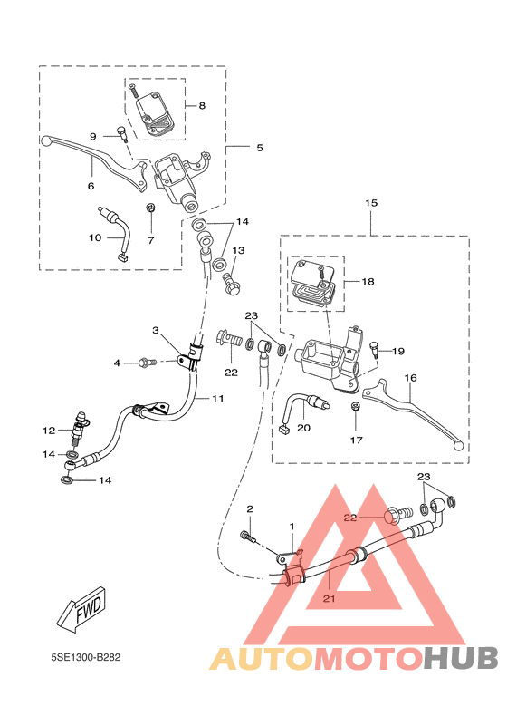 M. cylinder for disk brake