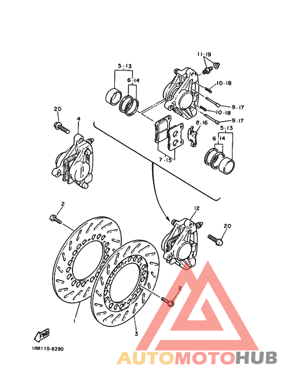 Передний суппорт