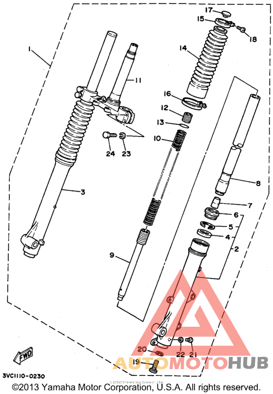 Передняя вилка