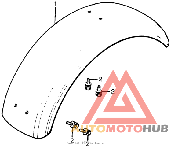 Задний бампер