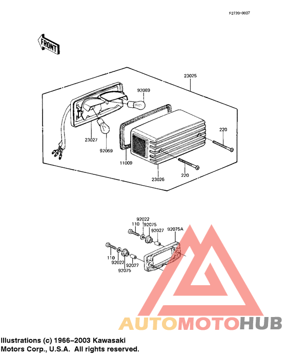 Taillight unit ass`y