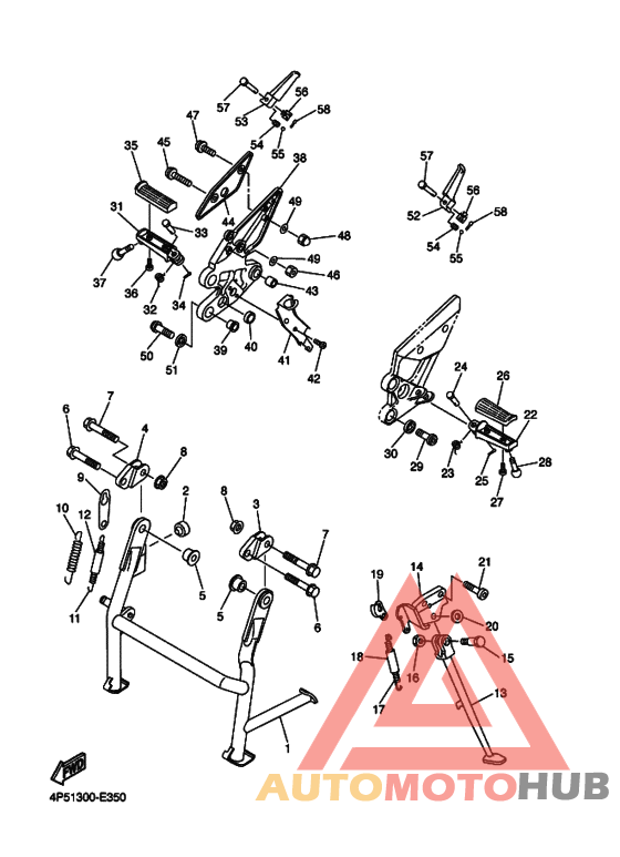 Support & repose pied
