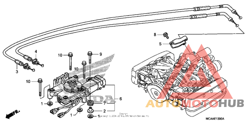 Reverse shift actuator