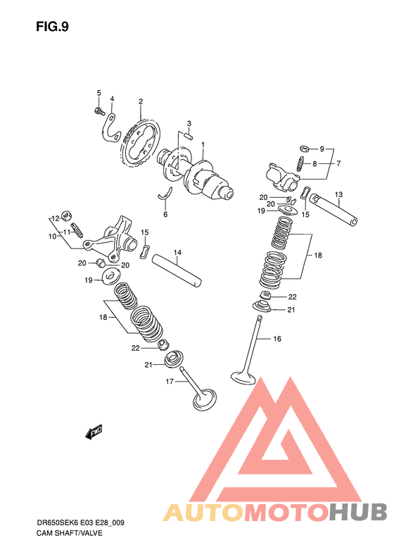 Распределительный вал-клапаны