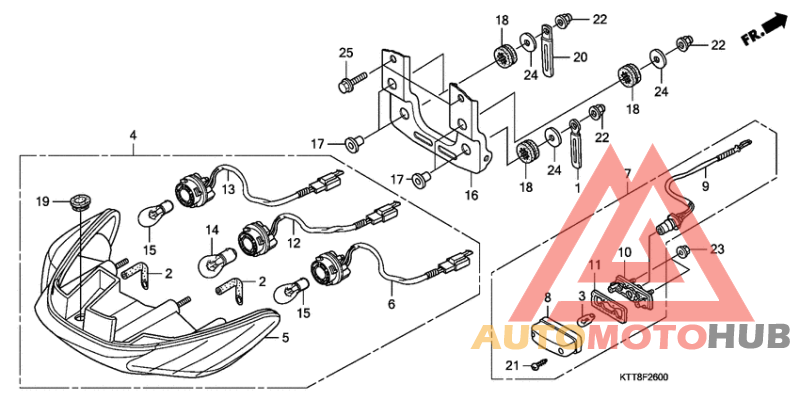 Задний фонарь
