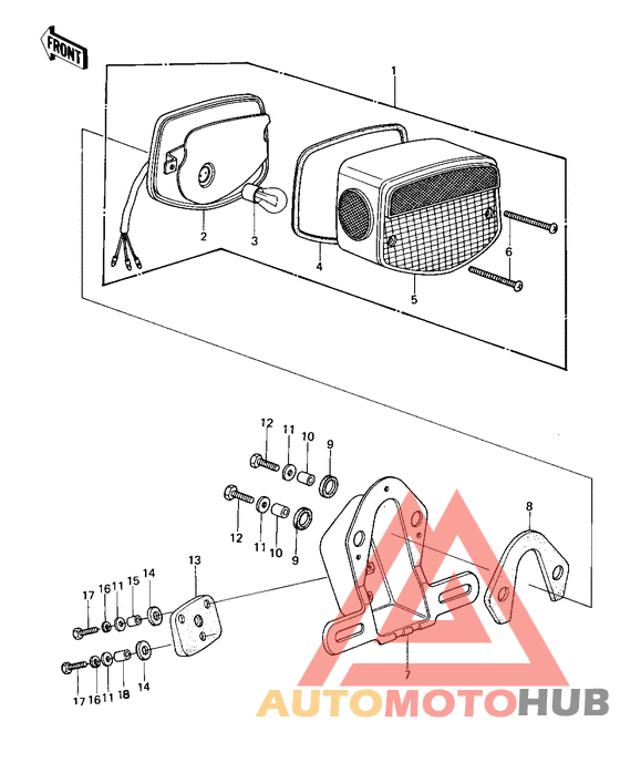 Taillight unit ass`y