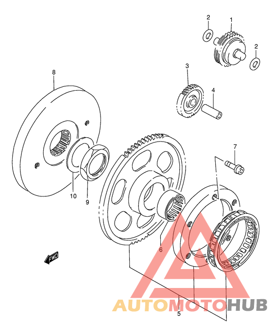 Муфта стартера