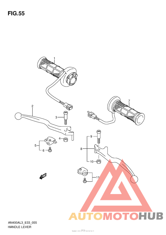 Handle Lever (An400Zal3 E28)