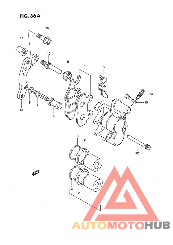 Передний суппорт