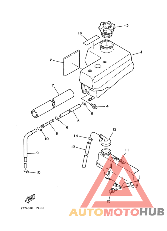 Oil tank assy