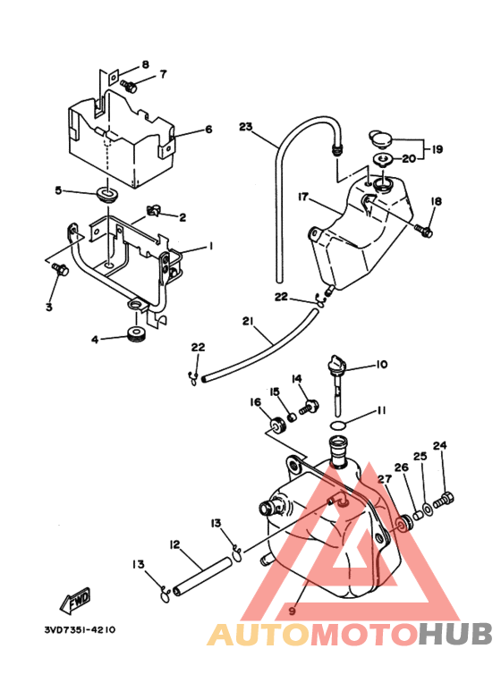 Oil tank assy