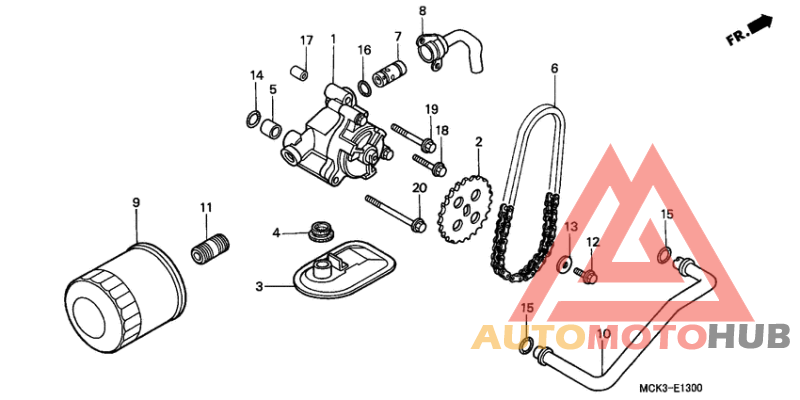 Oil filter/oil pump