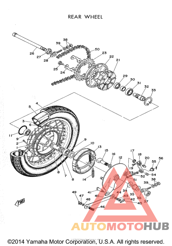 Переднее колесо