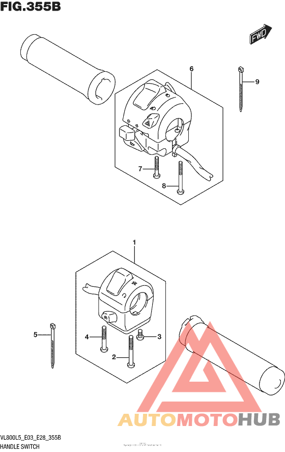 Handle Switch (Vl800L5 E33)