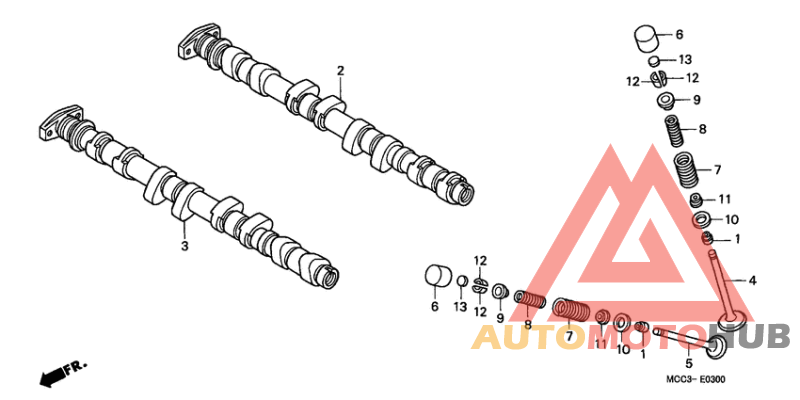 Распред вал/клапана