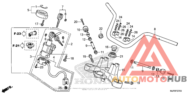Handlebar + Top Bridge