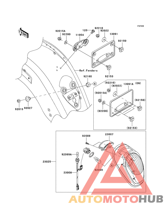 Taillight unit ass`y