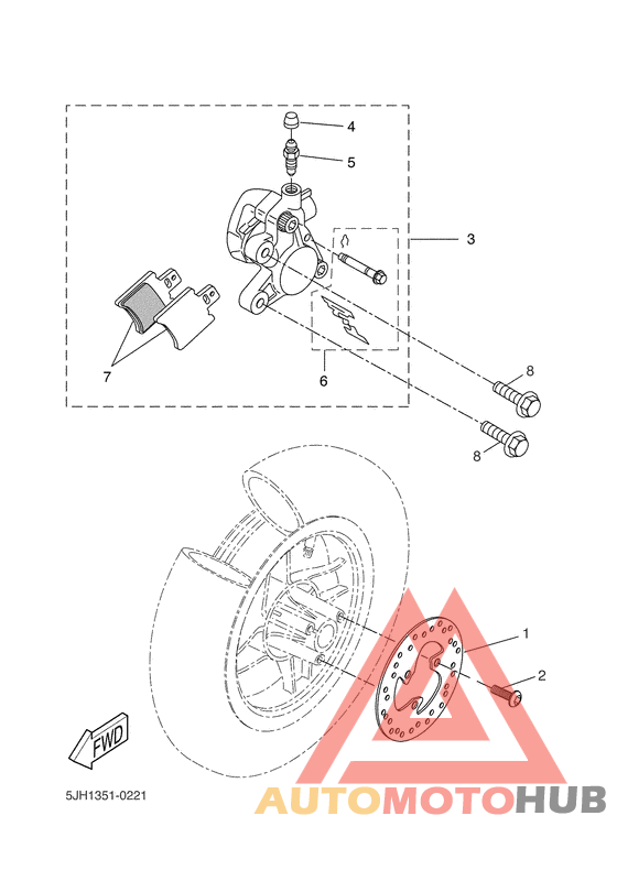 Передний суппорт