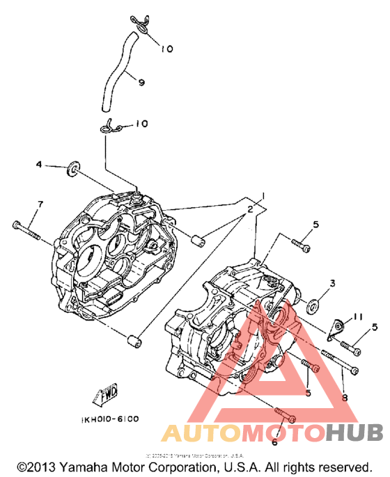 Картер двигателя