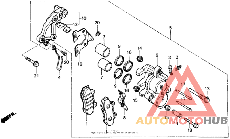 Передний суппорт
