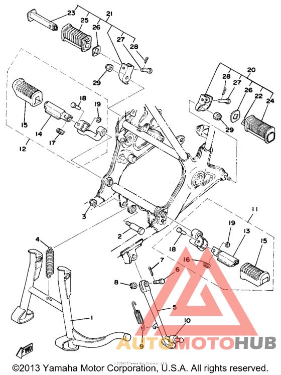Stand - footrest