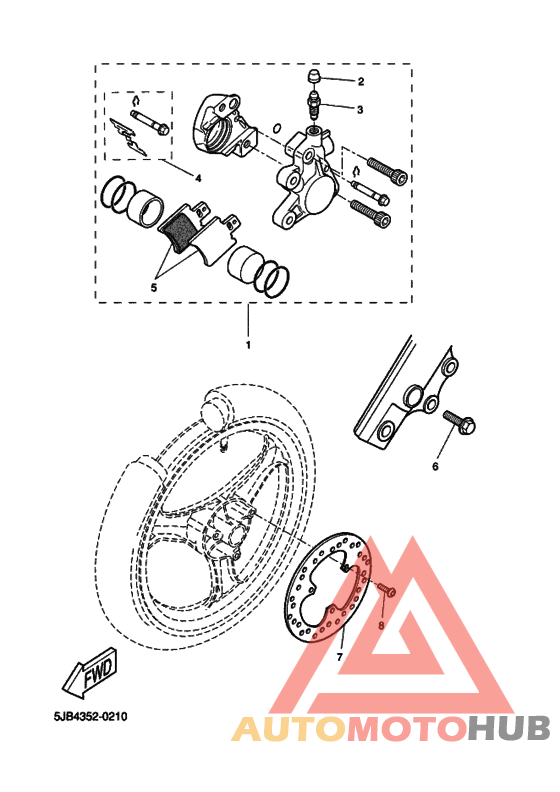 Передний суппорт