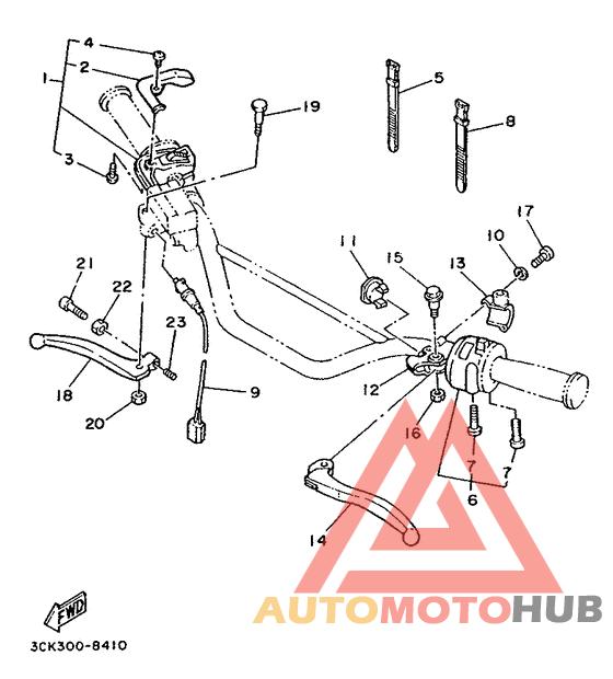 Handle switch. lever