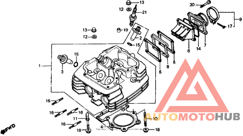 Cylinder head 81-82