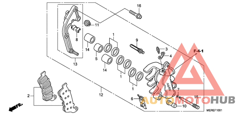 Передний суппорт
