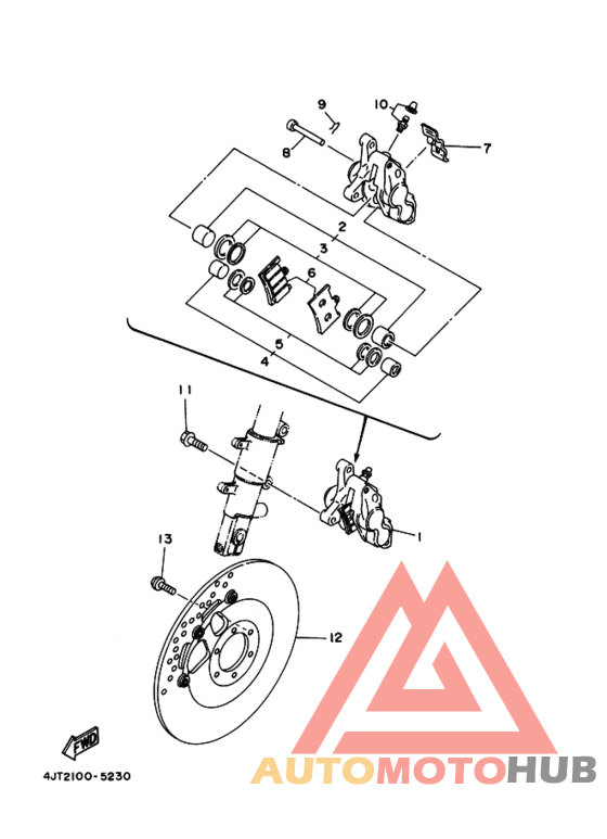 Передний суппорт