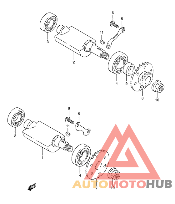 Балансир кривошипа