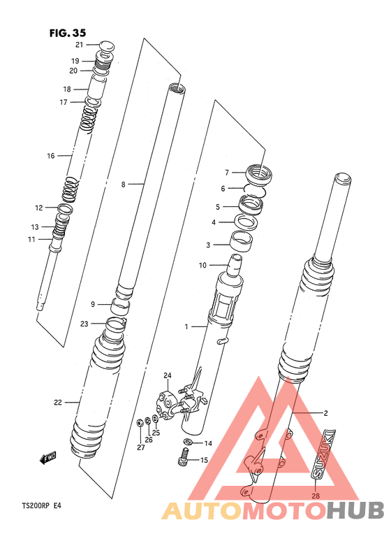 Передняя вилка