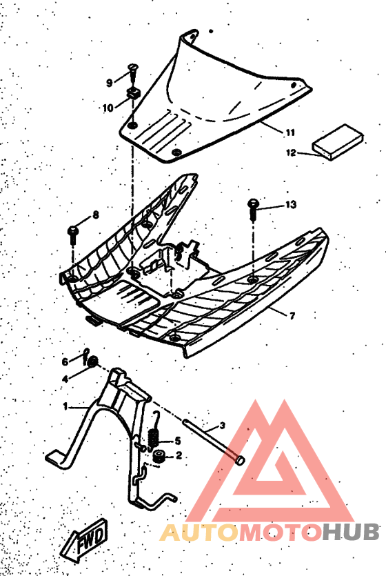Support & repose pied