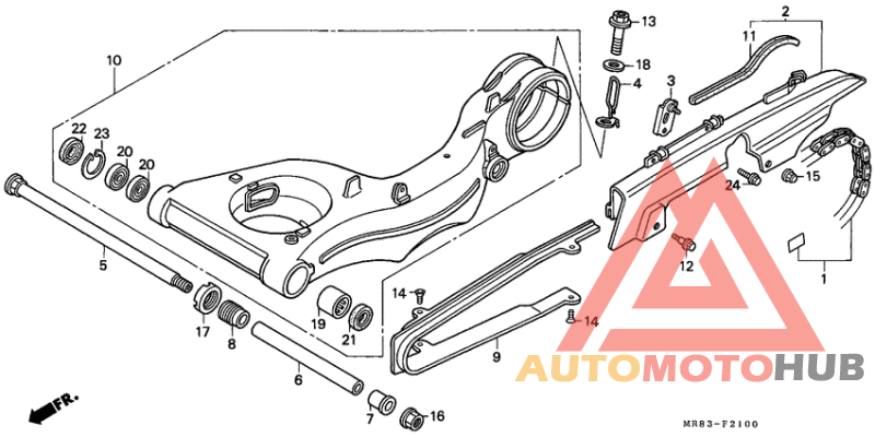 Swingarm/chain case